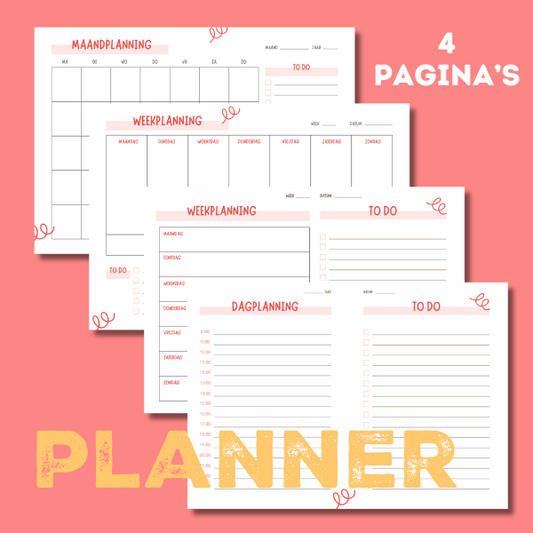 Planner Pack (4 pagina's)