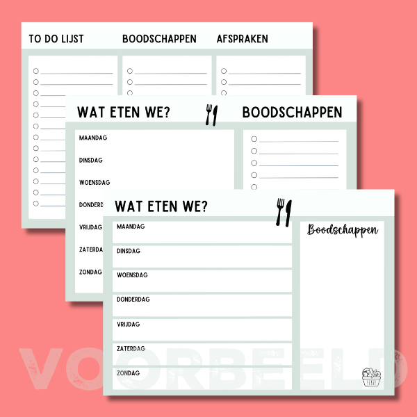 Planner Bundel incl 210 dagritme pictogrammen